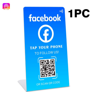 Support PVC de redirection vers votre page facbook