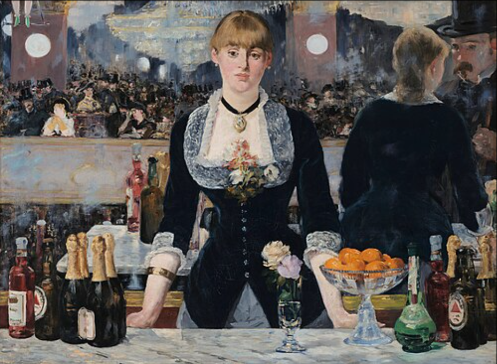 Le bar aux Folies Bergères d'Edouard Manet