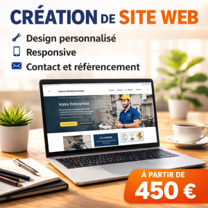 Site Web Pro pour Artisans, Auto-entrepreneurs, Commerçants & Restaurateurs