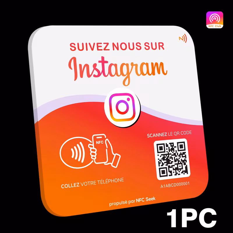 Plaque instagram